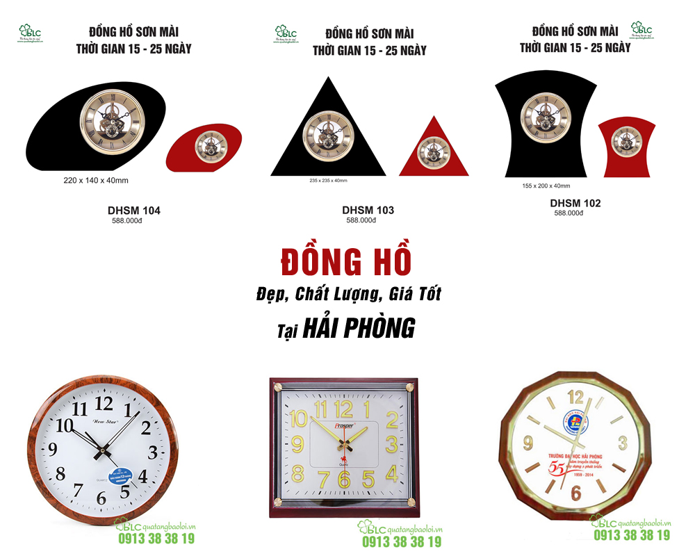 Quà tặng Bảo Lợi - Chuyên cung cấp đồng hồ đẹp, chất lượng, giá tốt tại Hải Phòng