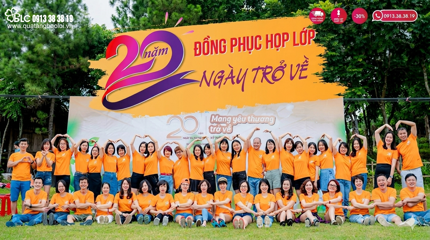 Công ty sản xuất áo đồng phục họp lớp tại Hải Phòng uy tín, giá rẻ, mẫu mã đẹp