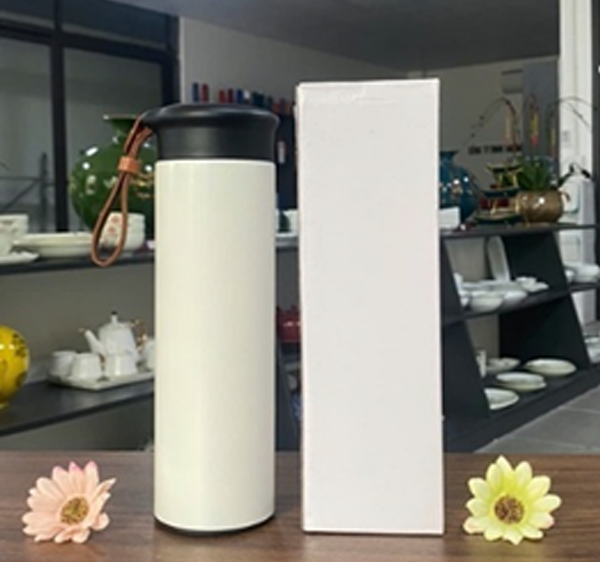 Bình giữ nhiệt có quai xách da- BGN26