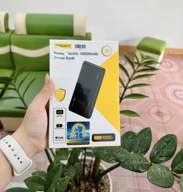 Sạc dự phòng Pisen 10000mAh in logo- SDP018