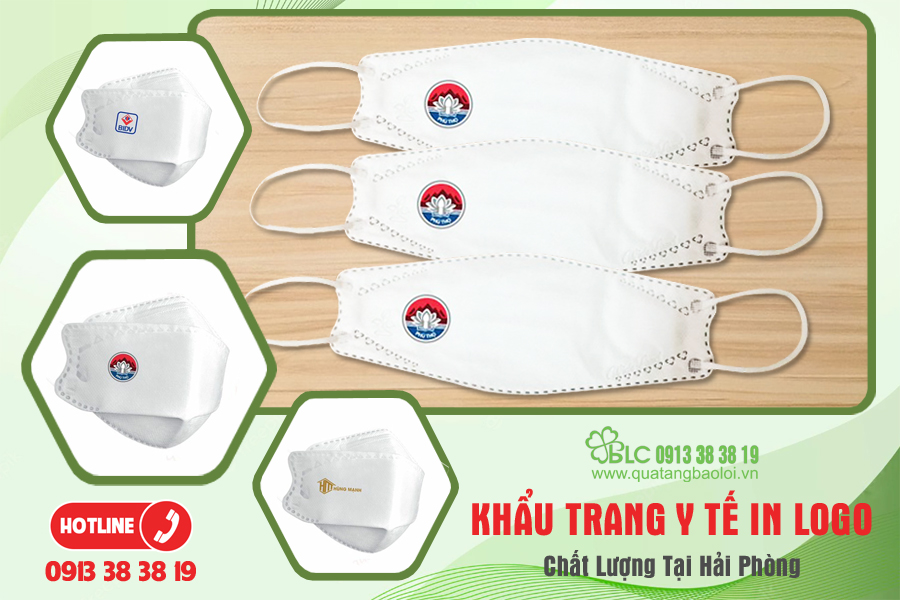 Quà tặng Bảo Lợi - địa chỉ cung cấp khẩu trang y tế in logo chất lượng tại Hải Phòng