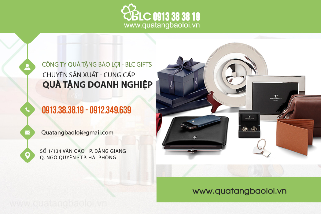 BLC GIFTS cung cấp quà tặng in ấn theo yêu cầu tại Hải Phòng