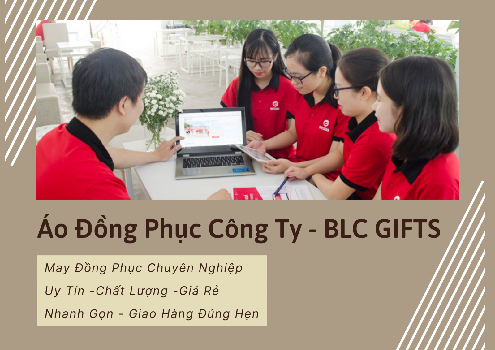 Quà tặng Hải Phòng công ty chuyên tư vấn, thiết kế, may, in đồng phục văn phòng uy tín, chất lượng