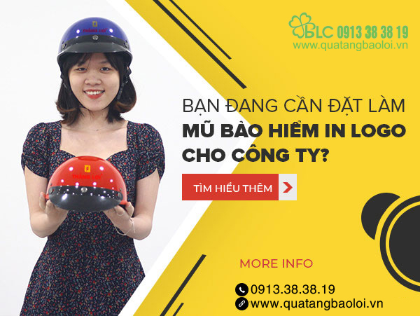 Quà tặng Bảo Lợi - Chuyên mũ bảo hiểm in logo làm quà tặng uy tín