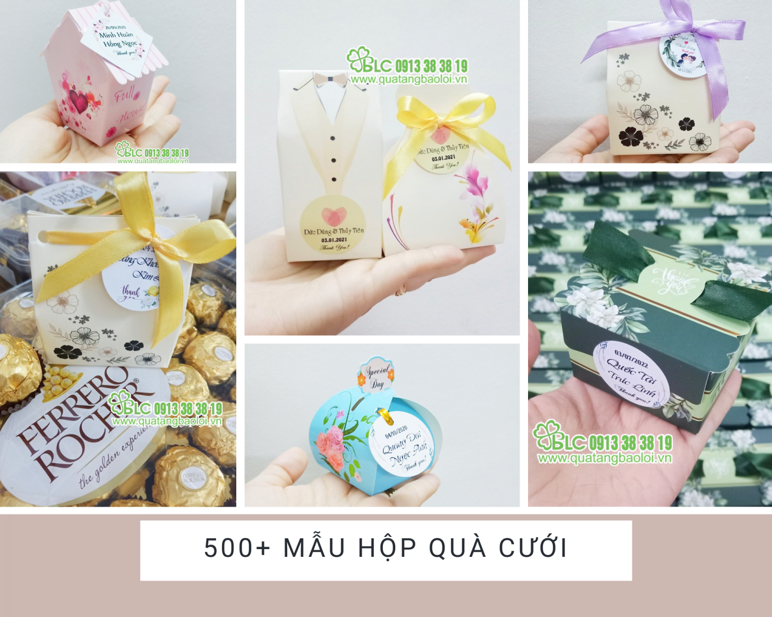 500+ Mẫu hộp quà cưới rẻ, đẹp nhất tại Hải Phòng