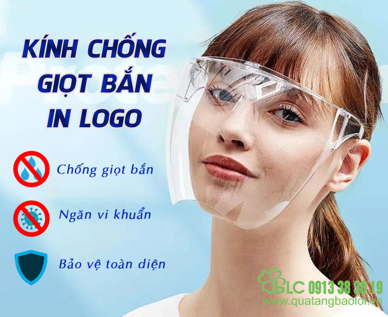 Chống Covid cùng kính chống giọt bắn in logo chất lượng, giá tốt tại Quà tặng Bảo Lợi