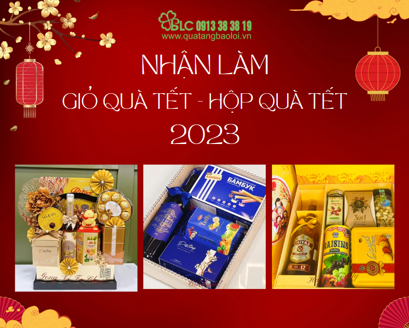 Nhận đặt giỏ quà tết theo yêu cầu tại Hải Phòng, gọi là có