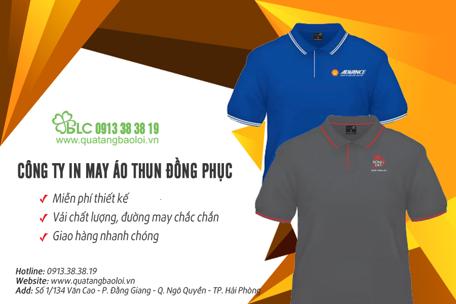 Công ty in may áo thun đồng phục hàng đầu Hải Phòng