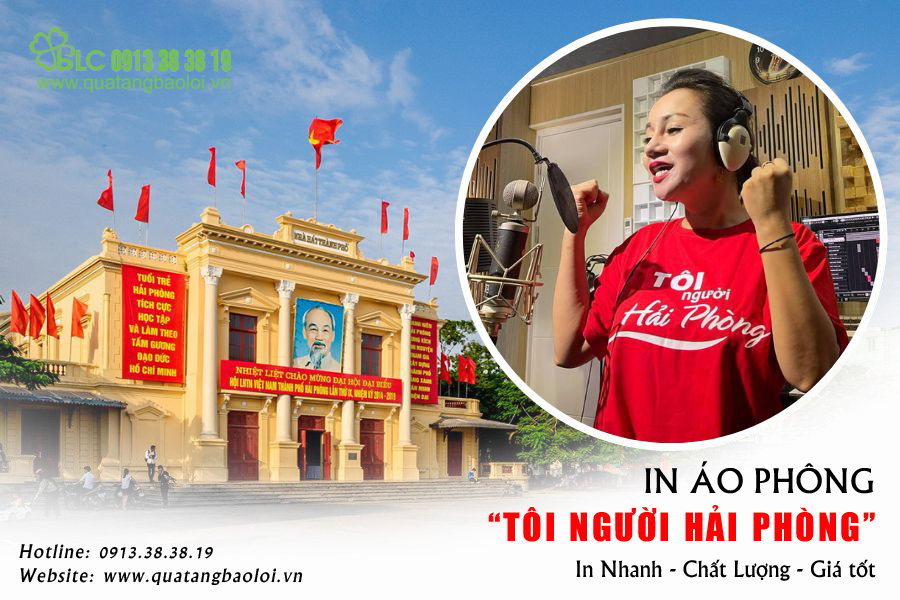 Áo phông "Tôi người Hải Phòng" - In nhanh, chất lượng.