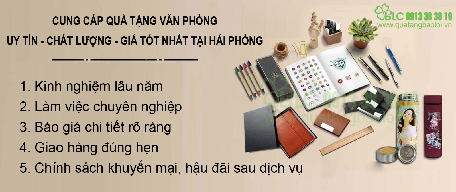 Quà tặng bảo Lợi chuyên cung cấp quà tặng văn phòng uy tín, chất lượng, giá tốt