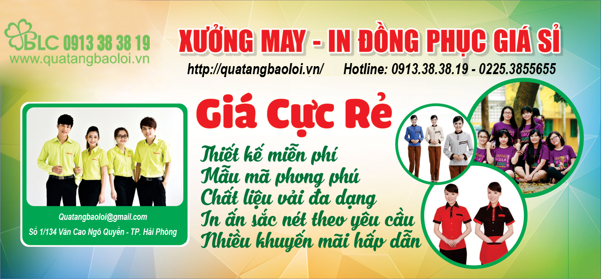 Quà tặng Hải Phòng chuyên cung cấp áo đồng phục giá rẻ chính hãng tại Hải Phòng