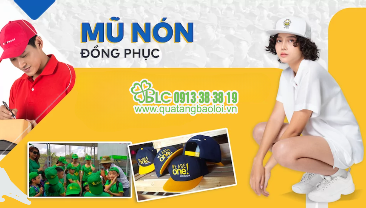 Địa chỉ sản xuất mũ lưỡi trai in thêu logo tại Hải Phòng