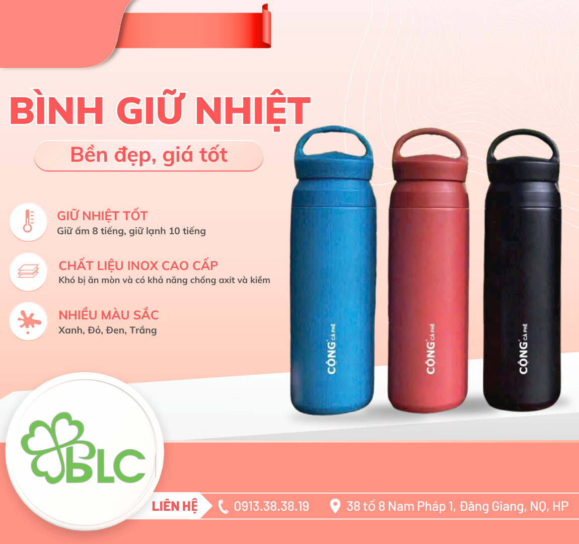 Quà Tặng Sự Kiện Doanh Nghiệp: Bình Giữ Nhiệt In Theo Yêu Cầu