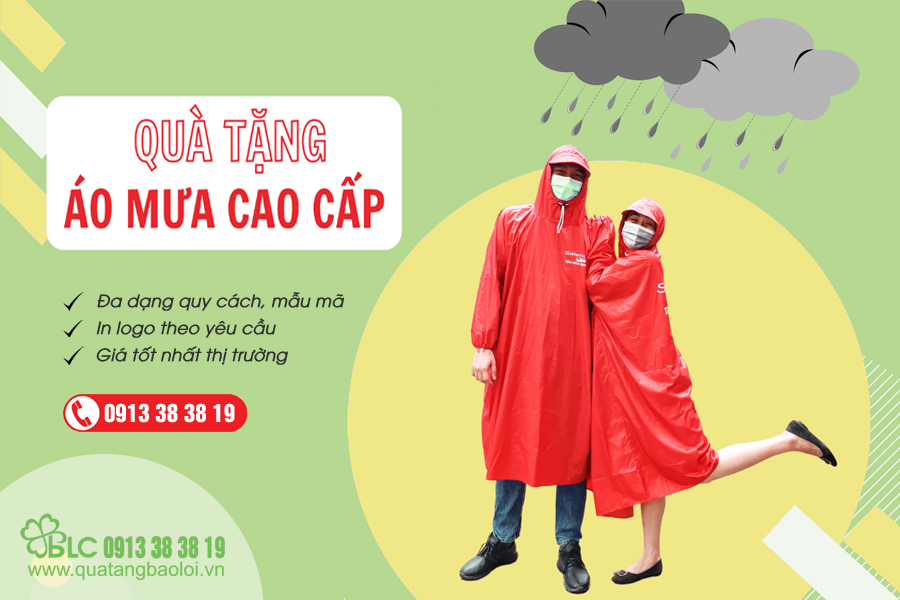 Áo mưa in logo tại Hải Phòng - Giá tốt nhất thị trường