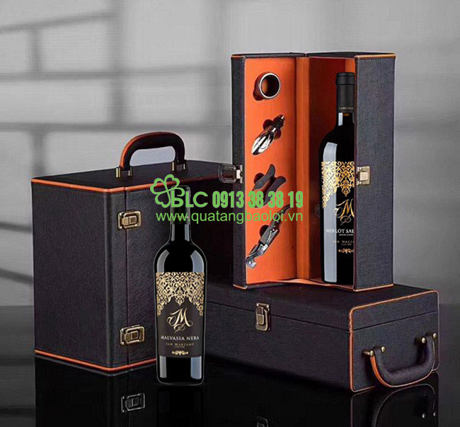 Set hộp rượu gỗ thường phù hợp với mọi đối tượng người nhận