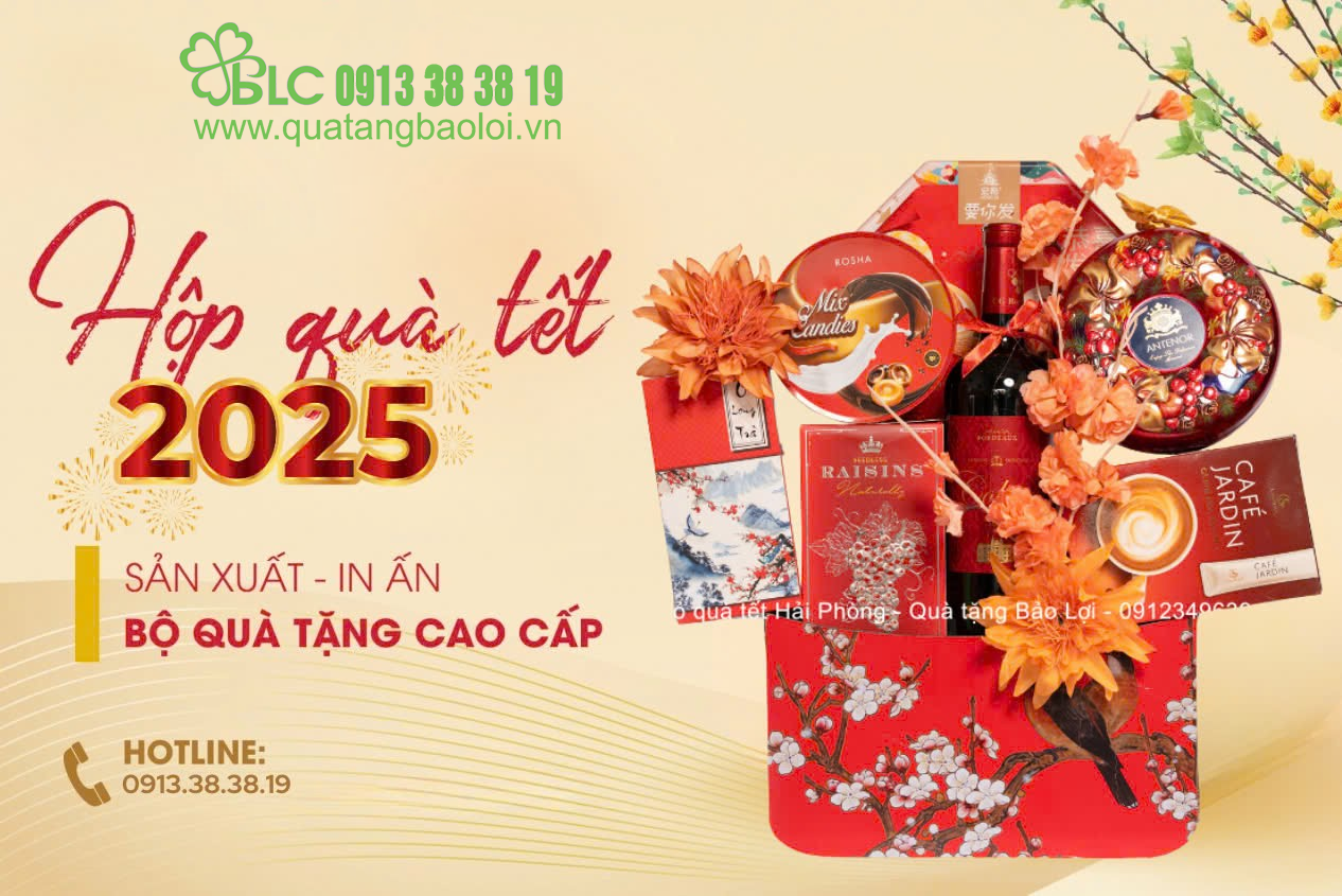 Cửa Hàng Bán Giỏ Quà Tết Tại Hải Phòng - 1000+ Mẫu đẹp, giá rẻ