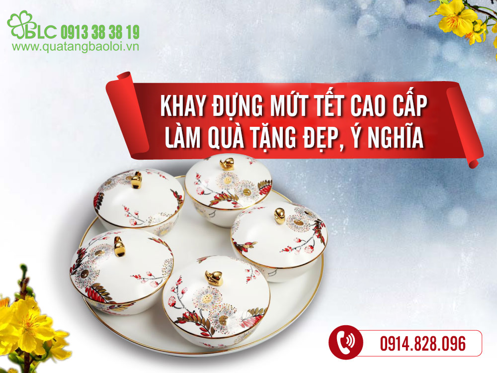 500+ mẫu khay đựng mứt Tết CAO CẤP làm quà tặng ĐẸP, Ý NGHĨA