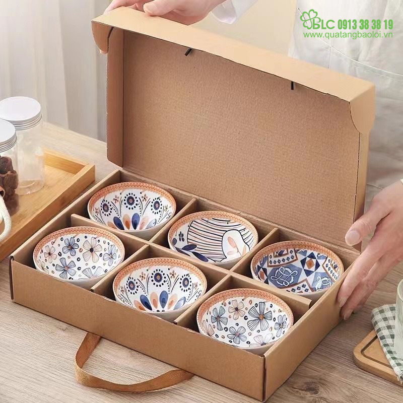 Set đồ ăn gốm sứ cao cấp tại Quà tặng Bảo Lợi