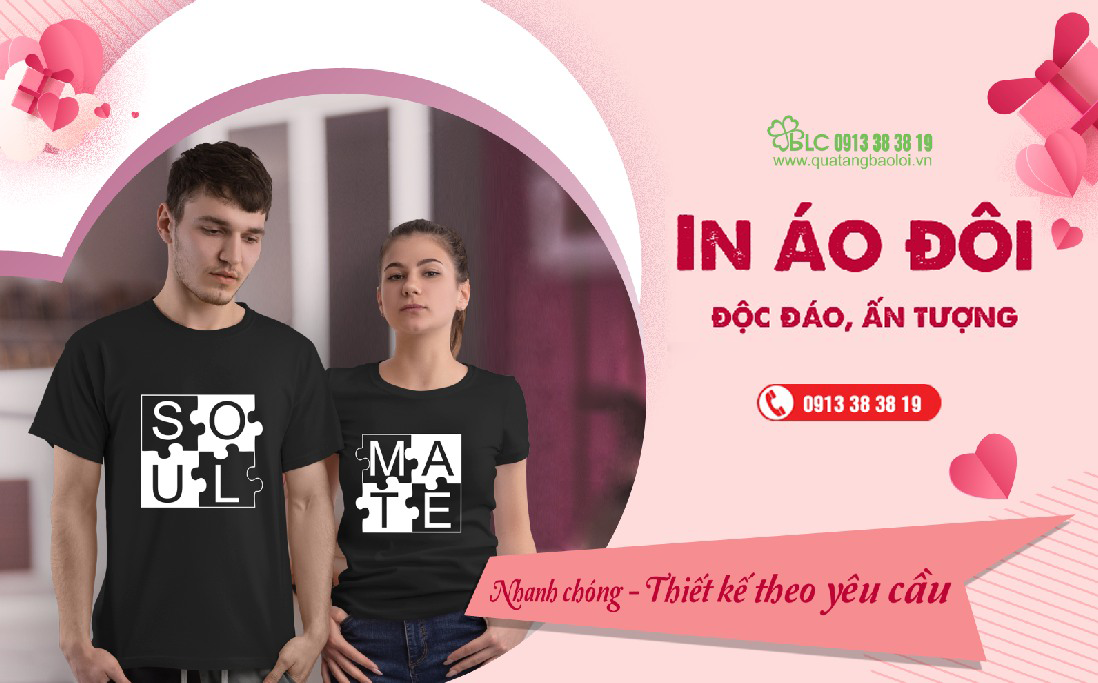 Đơn vị in áo đôi đẹp, chất lượng, độc đáo nhất Hải Phòng