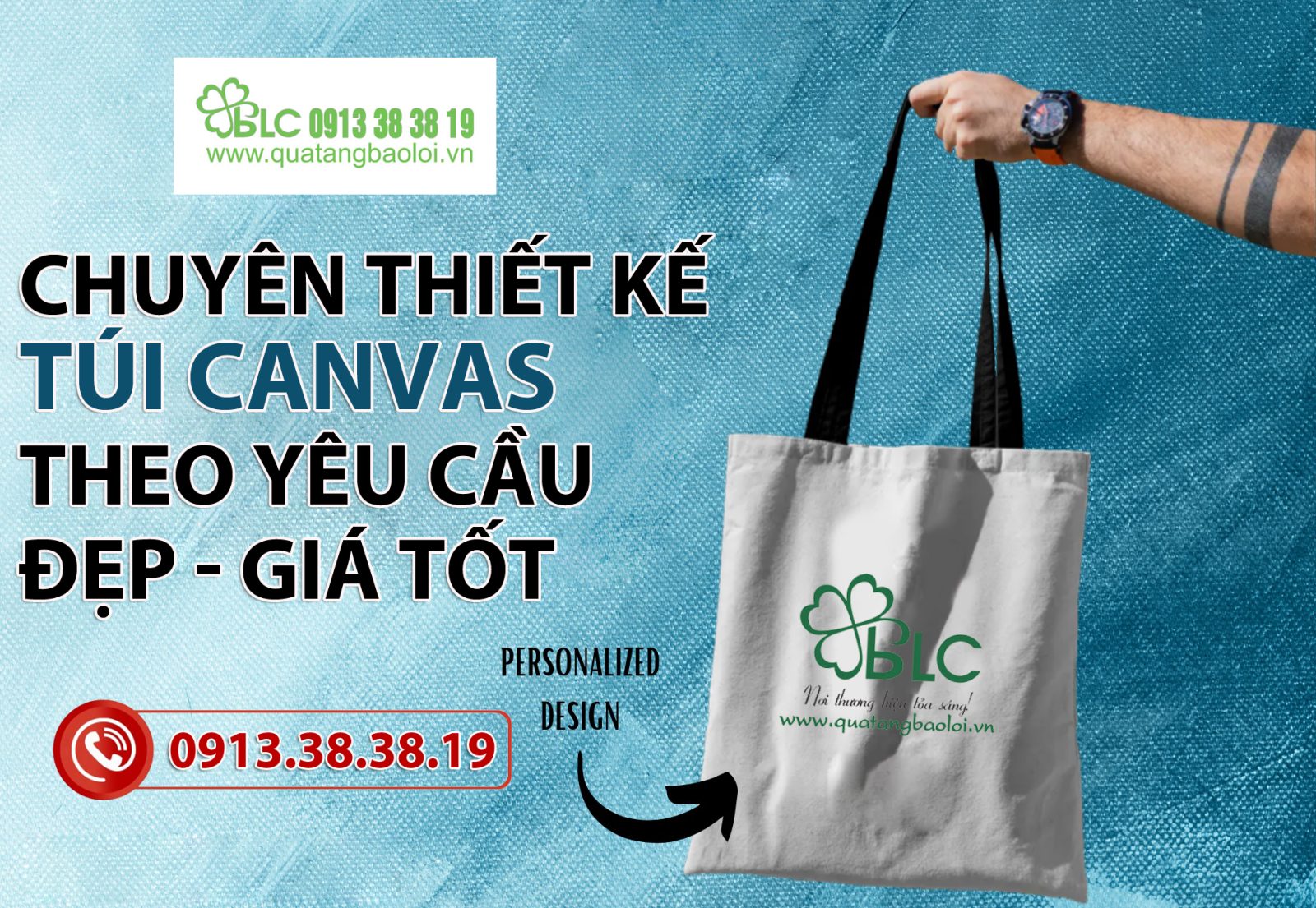 Chuyên thiết kế túi canvas số lượng lớn theo yêu cầu ĐẸP - GIÁ TỐT