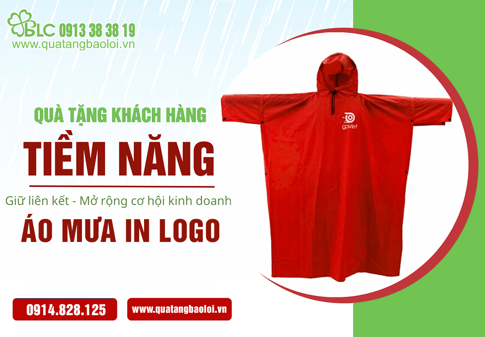 Dịch Vụ Cung Cấp Áo Mưa In Logo - Mang Thương Hiệu Đến Mọi Nẻo Đường