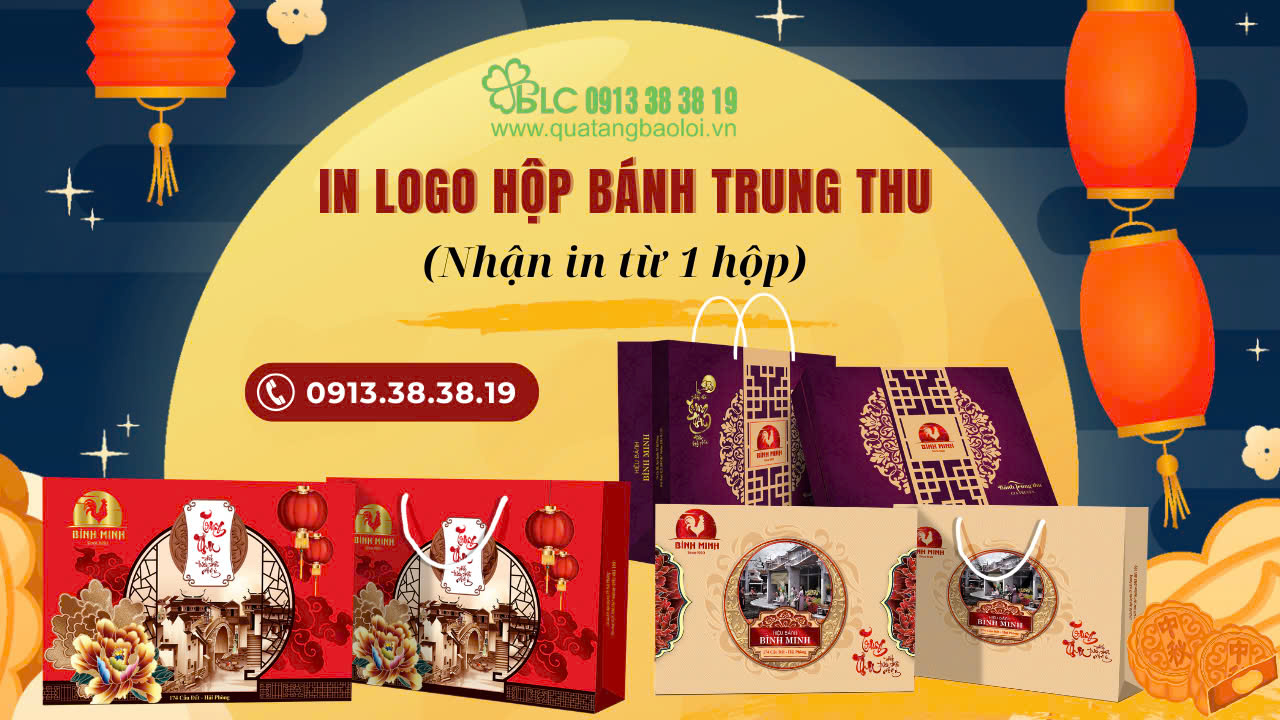 Chuyên in vỏ hộp bánh trung thu chất lượng, giá rẻ số 1 Hải Phòng