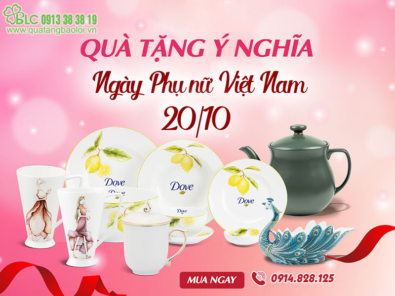 Những món Quà Tặng Doanh Nghiệp Ý Nghĩa 20/10 | Trân Quý Phái Đẹp