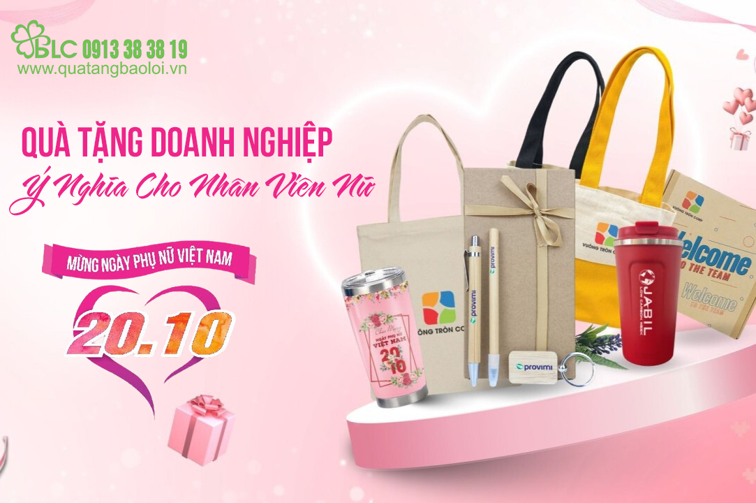 20/10 Yêu Thương - Quà Tặng Doanh Nghiệp Ý Nghĩa Dành Cho Các Nữ Nhân Viên