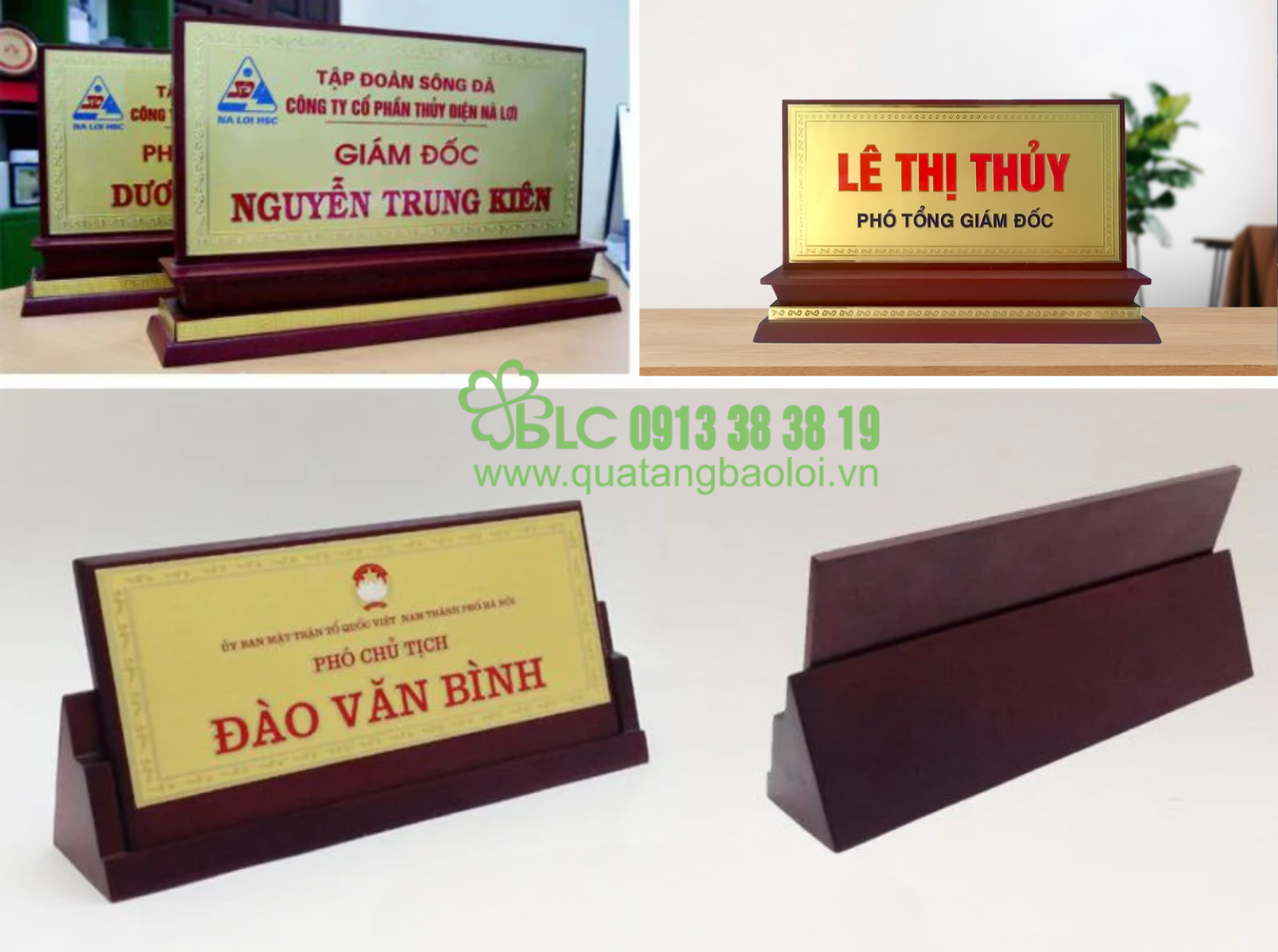 Dịch vụ làm biển chức danh theo yêu cầu tại Hải Phòng | Đẹp và chuyên nghiệp