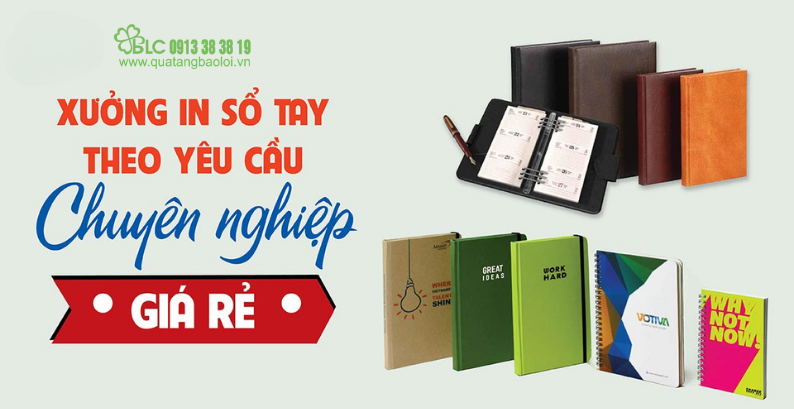 Xưởng Sản Xuất Sổ Da Số Lượng Lớn – In Logo Theo Thiết Kế Riêng