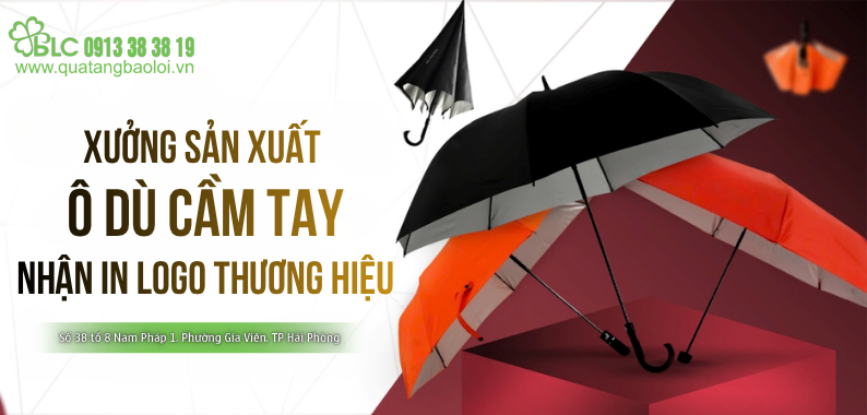 Xưởng Sản Xuất Ô Dù Cầm Tay Số Lượng Lớn – Nhận In Logo Thương Hiệu.