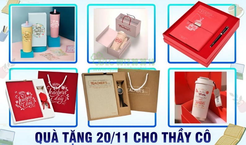 Bộ Giftset Văn Phòng | Quà 20/11 ý nghĩa cho thầy cô