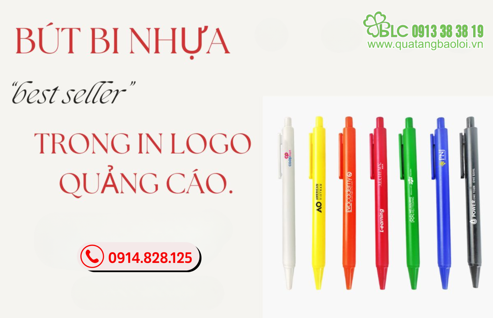 Hành Động Nhỏ – Dấu Ấn Lớn: In Logo Trên Bút Bi Quảng Cáo