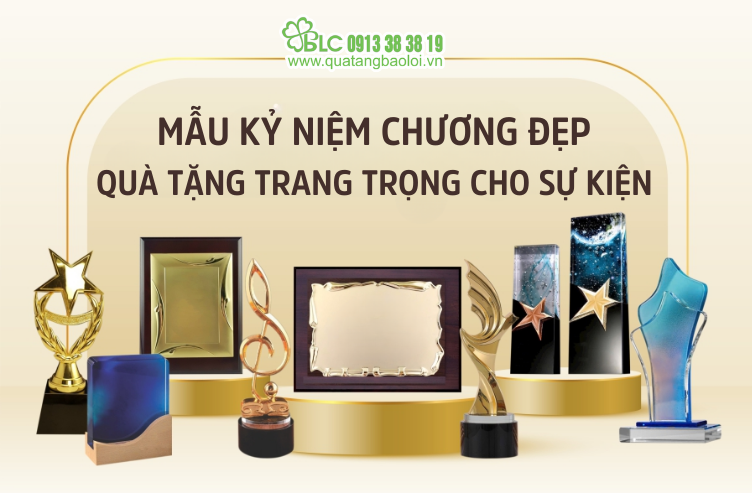 Mẫu Kỷ Niệm Chương Đẹp – Quà Tặng Trang Trọng Cho Sự Kiện