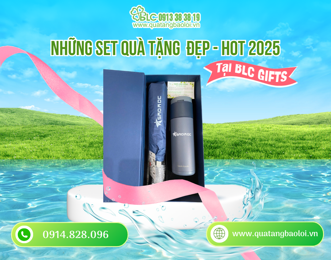 Những Mẫu Bình Giữ Nhiệt Đẹp – Hot 2025 Tại Quà Tặng Bảo Lợi