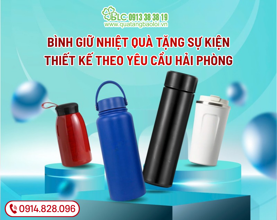 Bình Giữ Nhiệt Quà Tặng Sự Kiện – Thiết Kế Theo Yêu Cầu Hải Phòng