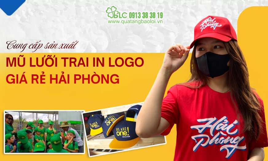 Cung cấp sản xuất mũ lưỡi trai in logo giá rẻ Hải Phòng