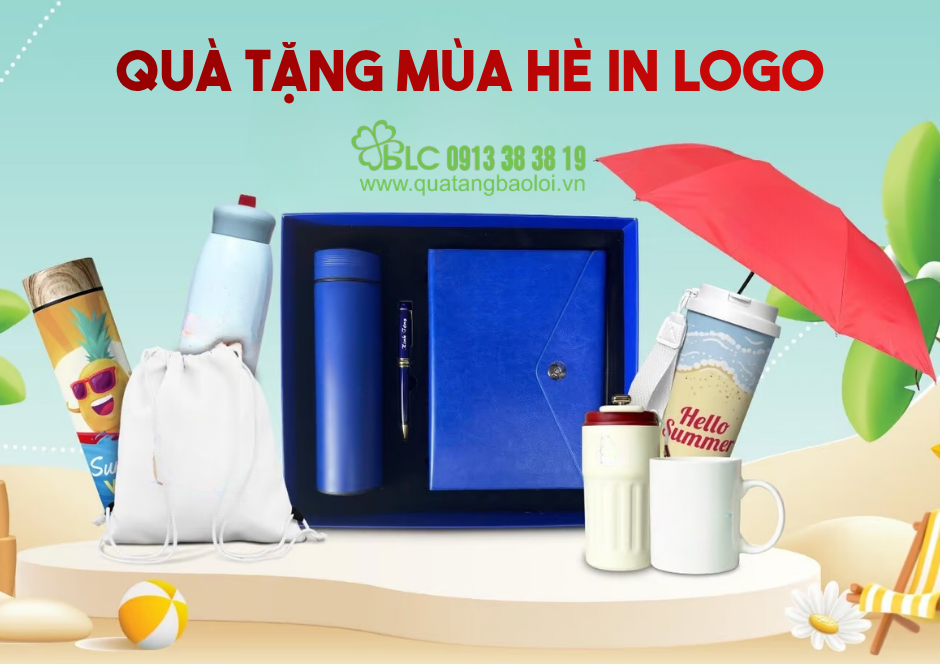 Quà Tặng Mùa Hè In Logo – Áo Nhóm, Ô Dù, Bình Giữ Nhiệt
