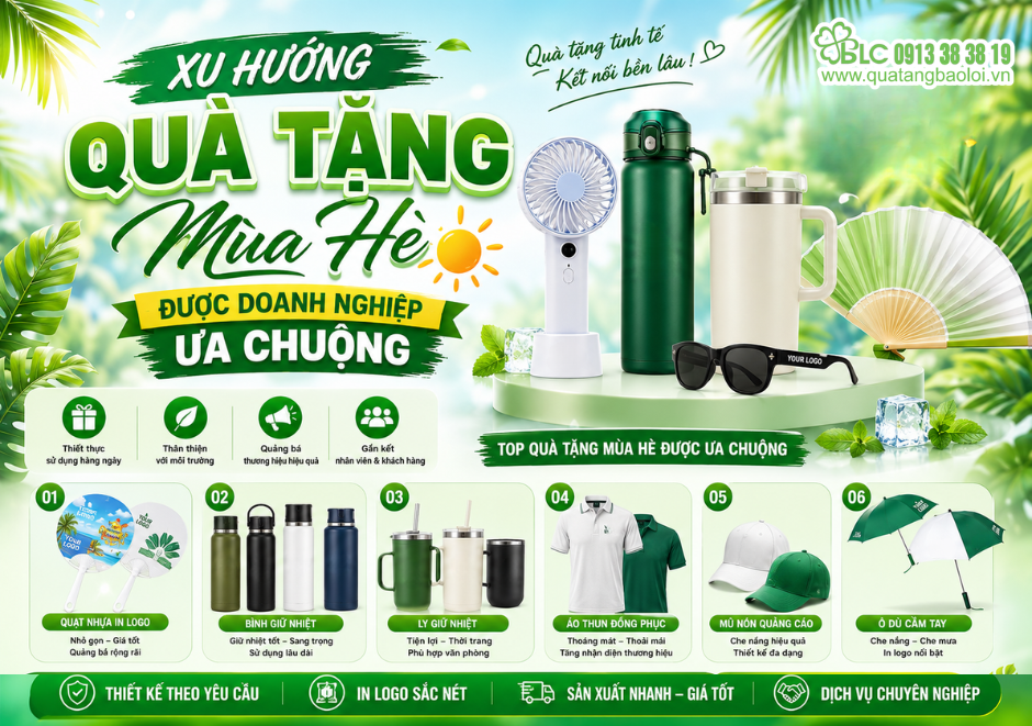 Xu Hướng Quà Tặng Mùa Hè Được Doanh Nghiệp Ưa Chuộng