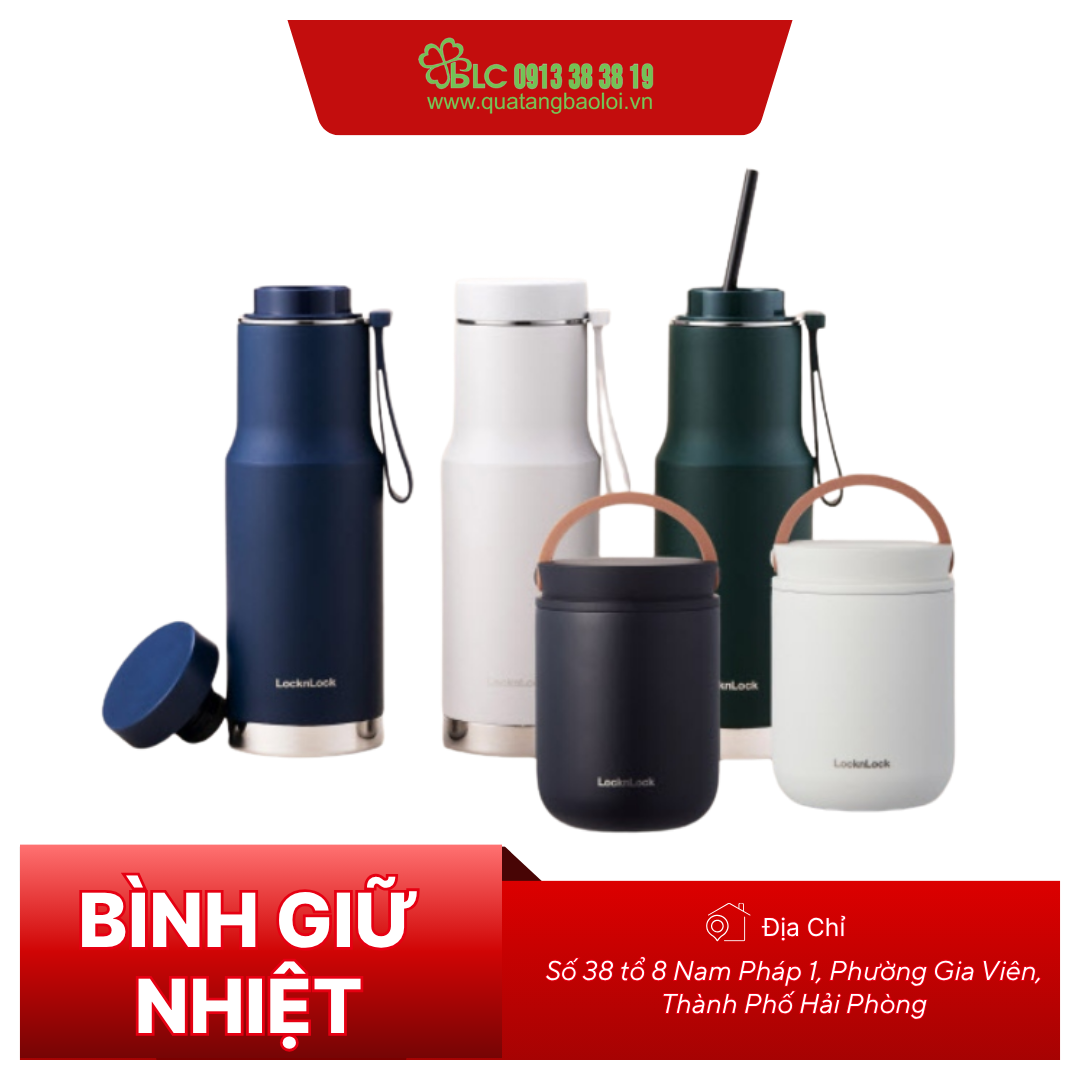 Bình giữ nhiệt in logo