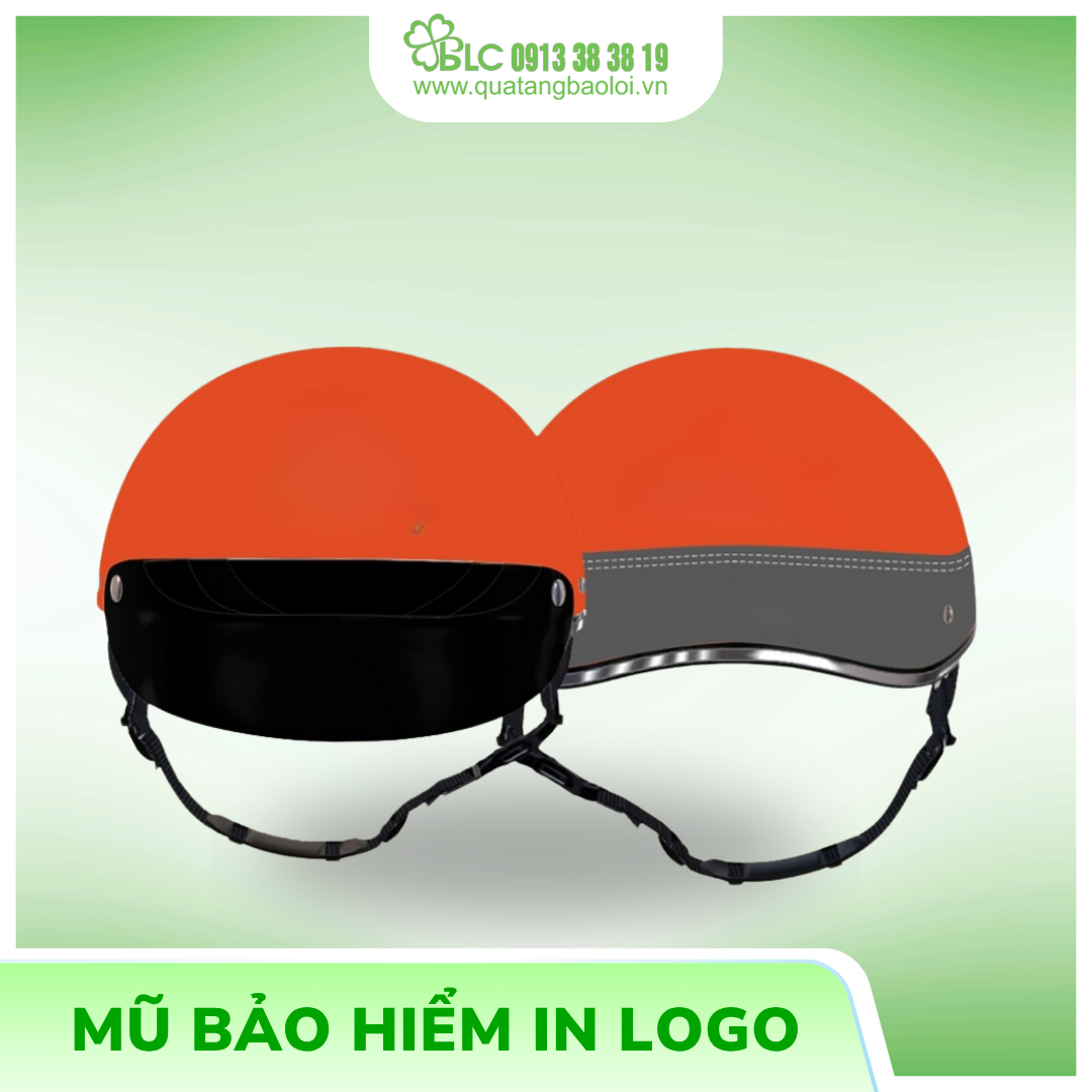 Mũ bảo hiểm in logo