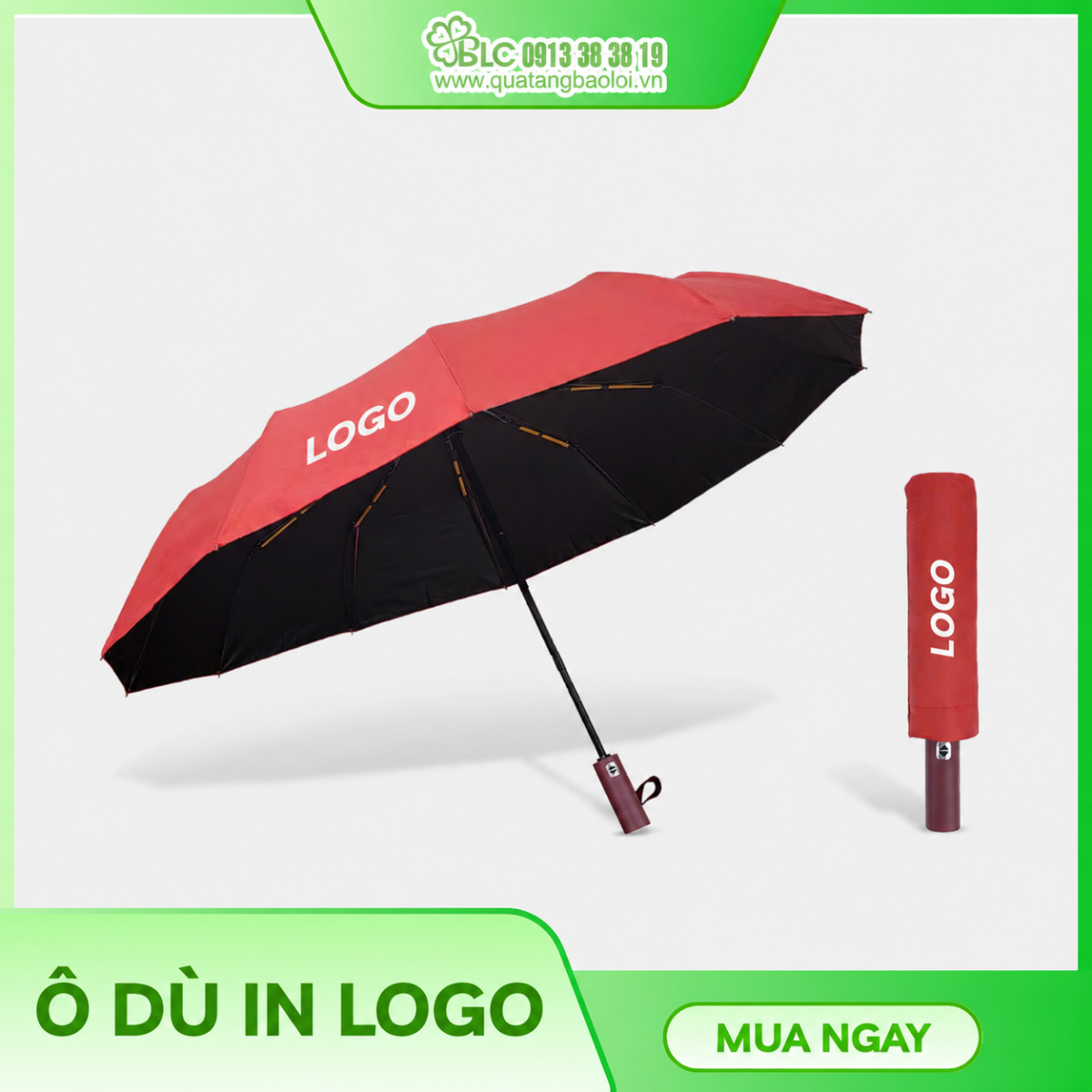 Các mẫu ô dù gấp gọn hiện nay được sản xuất từ vật liệu chất lượng cao nhằm tăng tuổi thọ sản phẩm