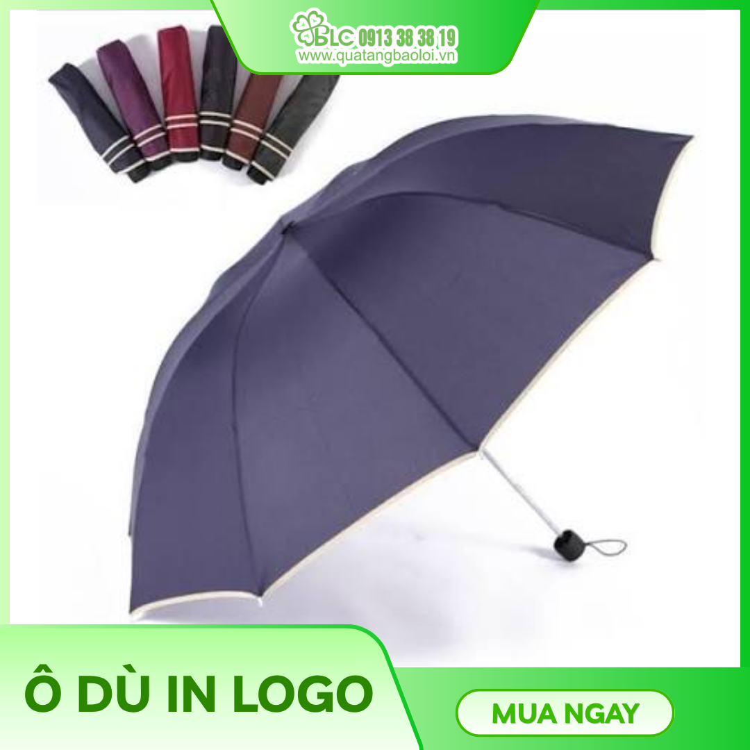 Ô Dù Gấp Gọn In Logo – Phụ Kiện Tiện Lợi Cho Mùa Hè còn là giải pháp quảng bá thương hiệu thông minh