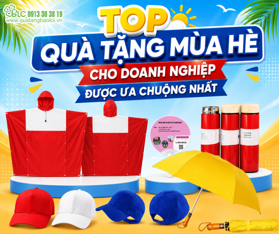Top Quà Tặng Mùa Hè Cho Doanh Nghiệp Được Ưa Chuộng Nhất