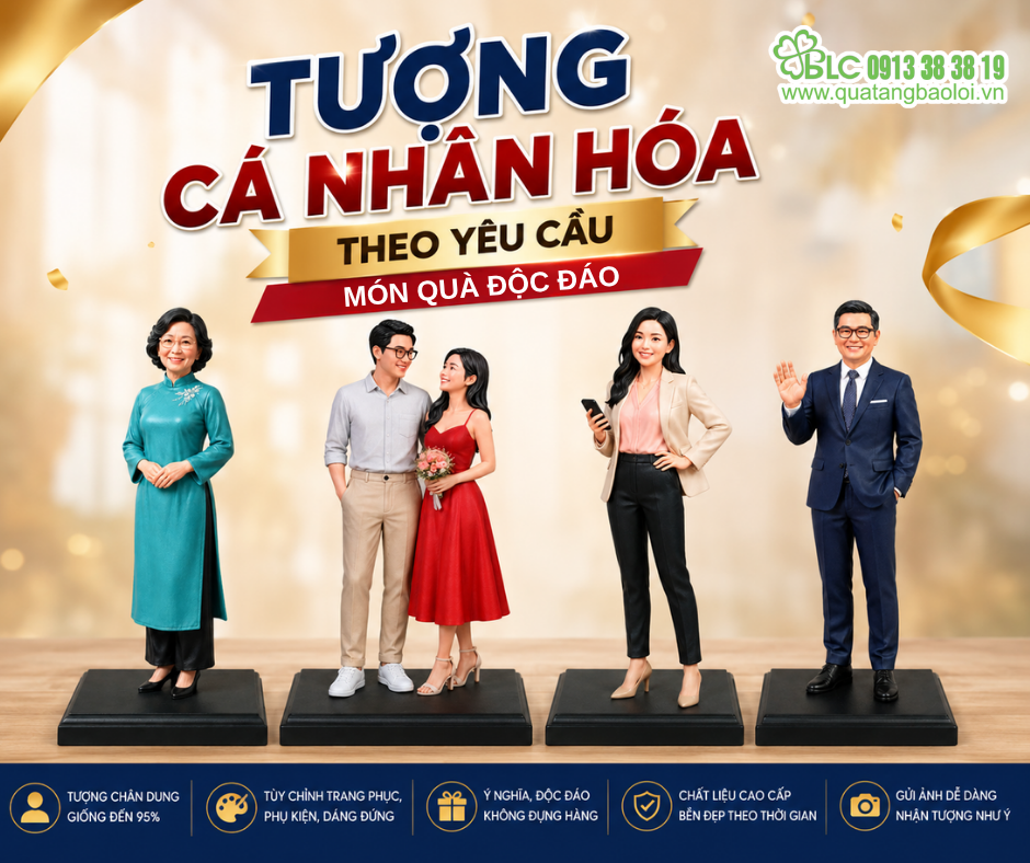 Tượng Cá Nhân Hóa Theo Yêu Cầu – Món Quà Độc Đáo