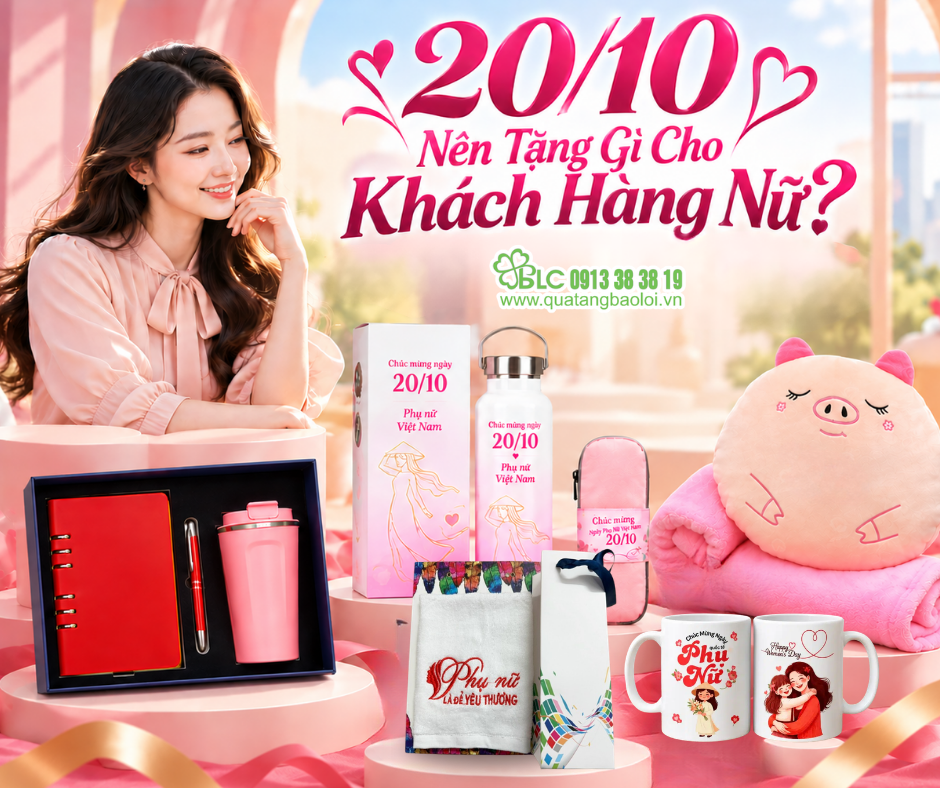 10 gợi ý quà tặng 20/10 cho khách hàng nữ thiết thực và ý nghĩa