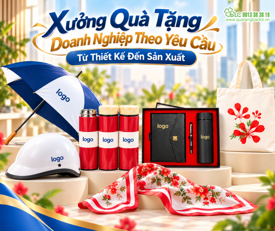 Xưởng Quà Tặng Doanh Nghiệp Theo Yêu Cầu – Từ Thiết Kế Đến Sản Xuất