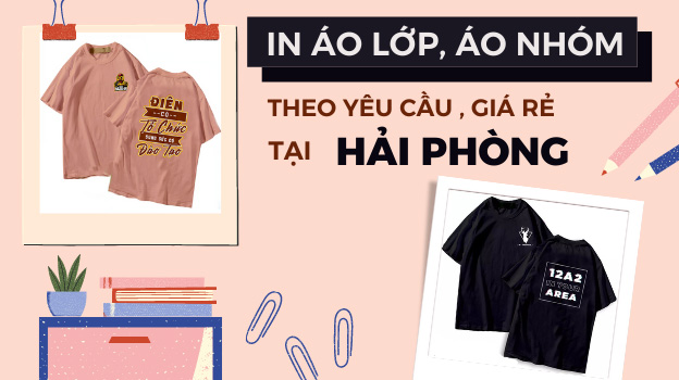 In áo nhóm, áo lớp theo cầu giá rẻ, chất lượng tại Hải Phòng