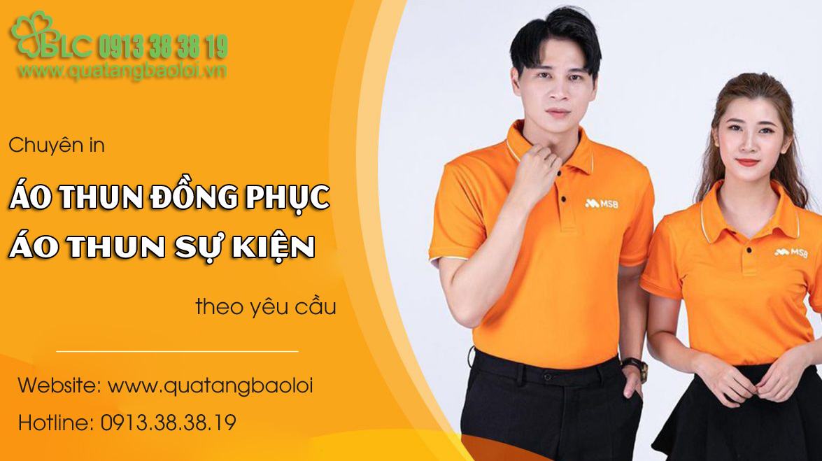 Áo thun đồng phục, sự kiện đẹp, giá rẻ tại Quà Tặng Bảo Lợi