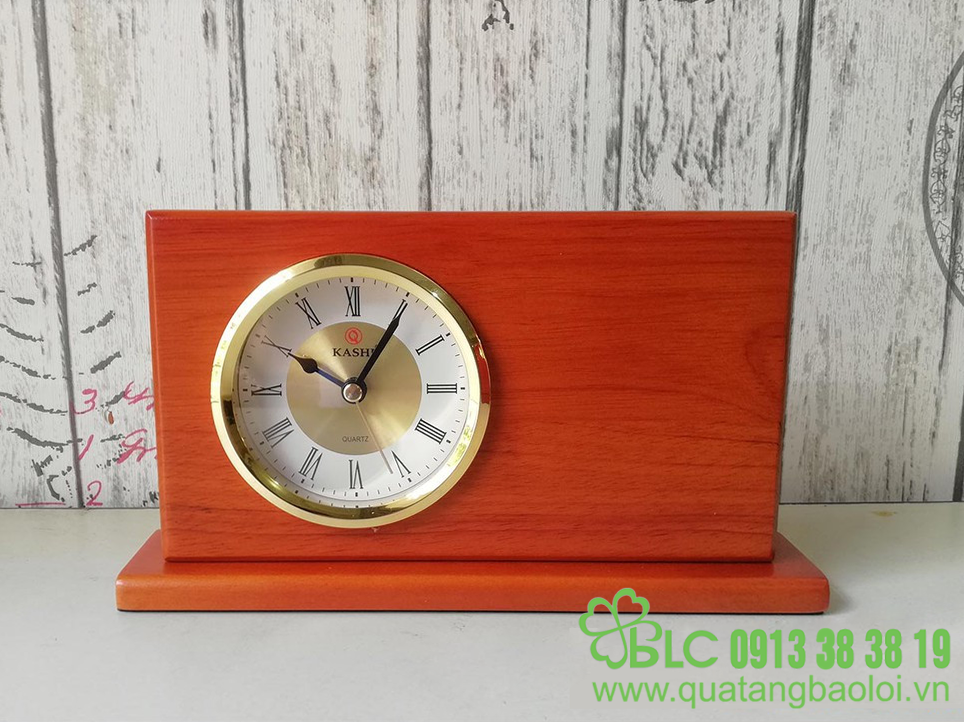 Đồng hồ để bàn gỗ Hải Phòng - DH107